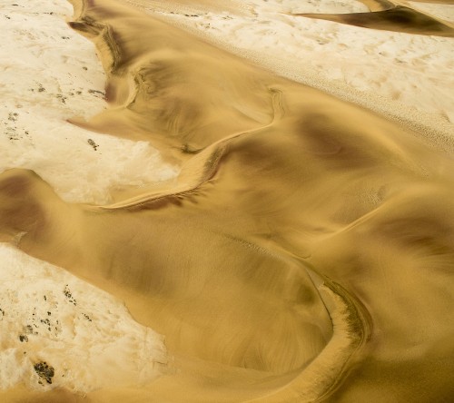 Image brown sand with white sand