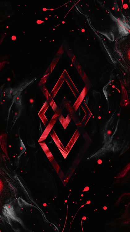 Dreieck, Magenta, Muster, Kunst, Raum. Wallpaper in 3240x5760 Resolution