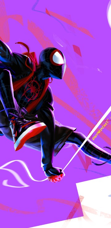 Image Miles Morales, spider-man, marvels spider-man miles morales, marvel comics, animation