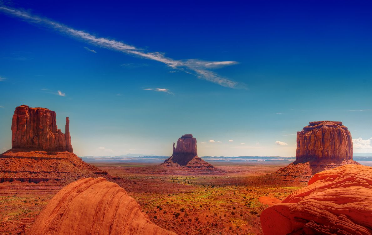 纪念碑谷, Butte, 形成, 荒地, 天空 壁纸 4268x2690 允许