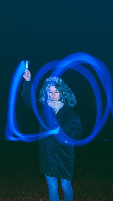 Image blue, light, electric blue, graphics, neon