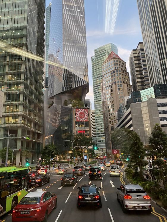 singapore, king, tower block, transport, road