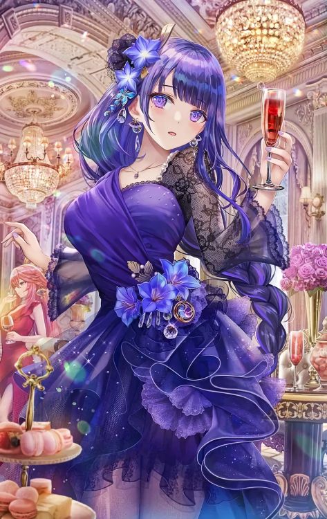 Raiden Shogun Turin, Impact de Genshin, Yae Miko, Shogun Raiden, Archonte Électro. Wallpaper in 960x1522 Resolution