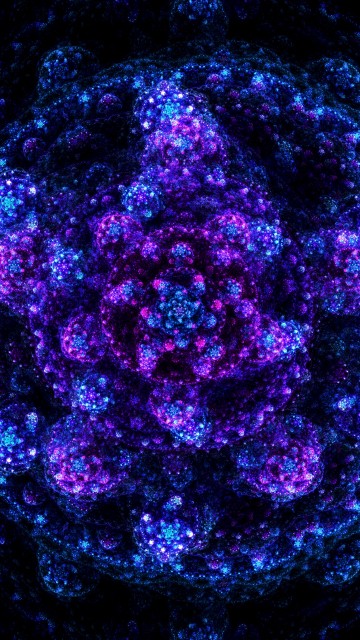 Image purple and black abstract painting