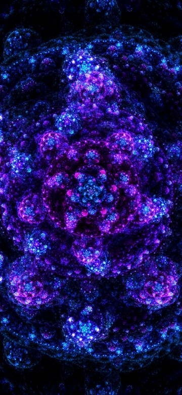 Image purple and black abstract painting