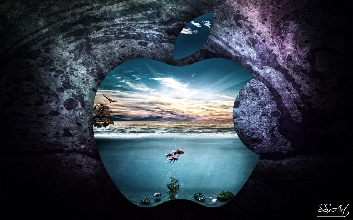 Plan D'eau Bleu Entre la Formation Rocheuse Violette et Noire. Wallpaper in 3560x2225 Resolution