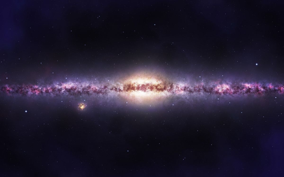 Étoiles Bleues et Blanches Dans le Ciel. Wallpaper in 2560x1600 Resolution