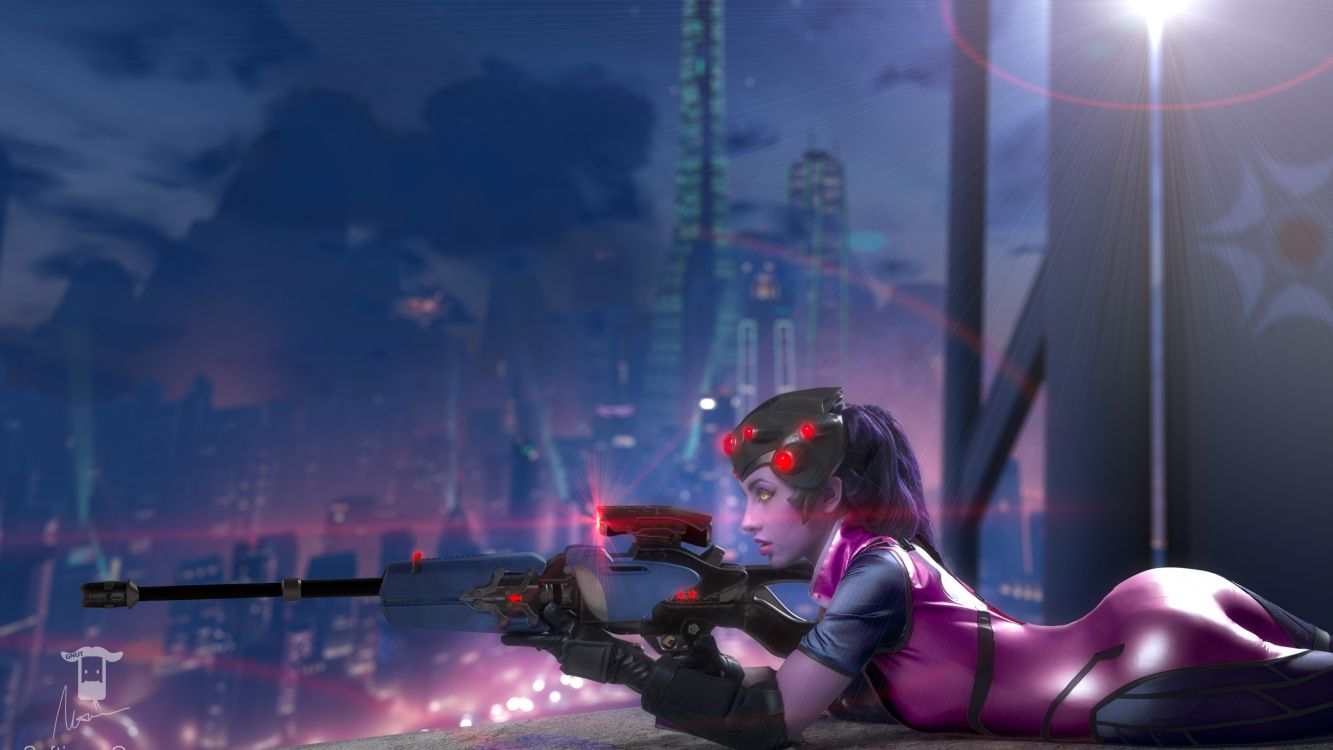 Overwatch, Cosplay, Purpur, Unterhaltung, Spaß. Wallpaper in 3840x2160 Resolution