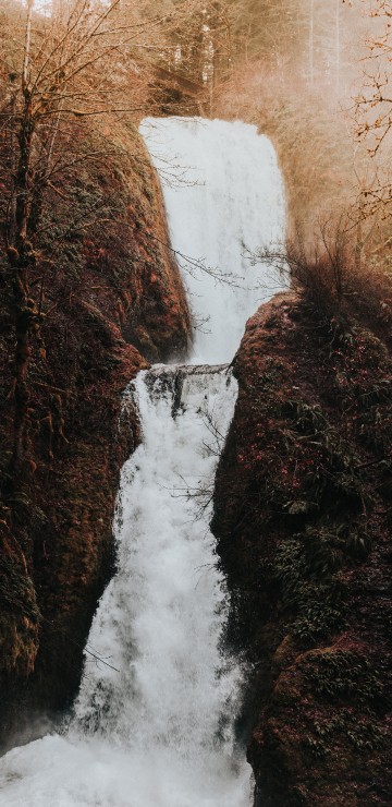 Image waterfall, body of water, water, water resources, nature