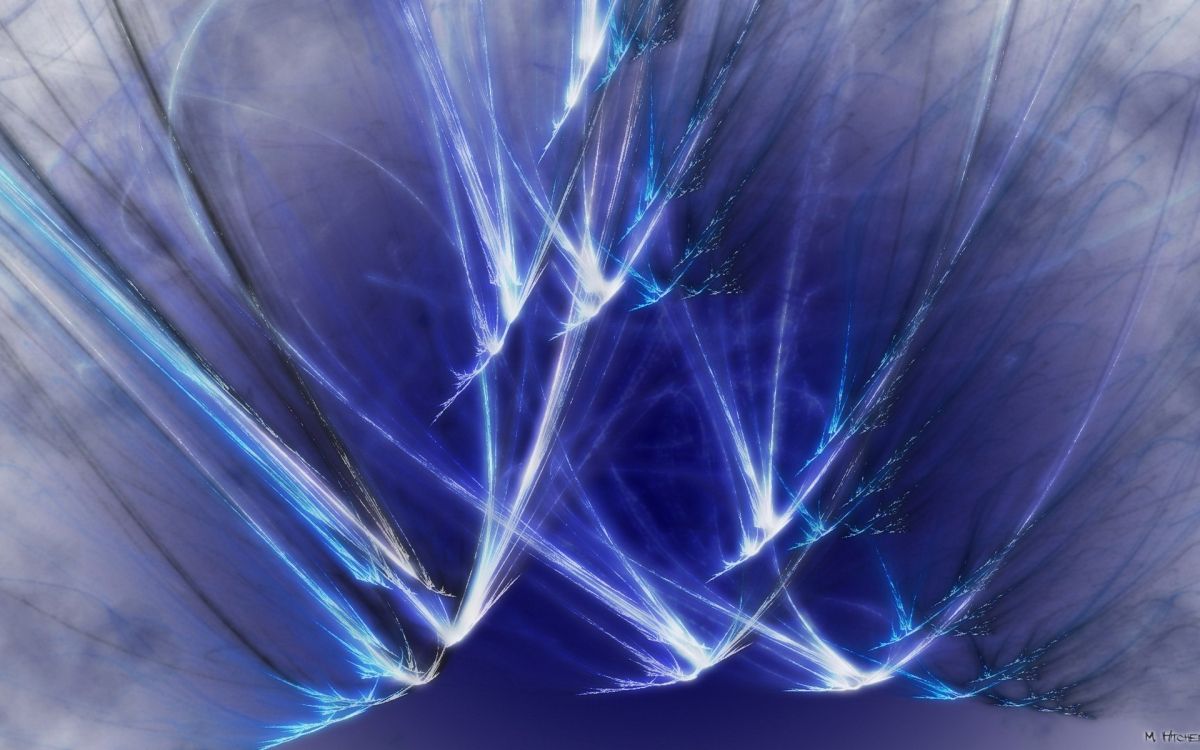 电蓝色的, 光, 紫色的, 分形技术, 特效 壁纸 1920x1200 允许