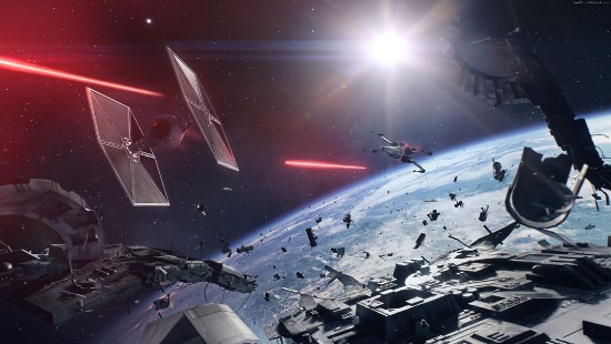 Image star wars battlefront ii, star wars, space, outer space, video games