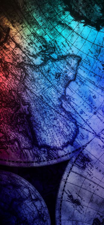 Eau, Blue, Nature, Azure, Purple. Wallpaper in 1080x2340 Resolution