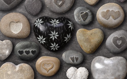 Image heart, pebble, rock, material, artifact