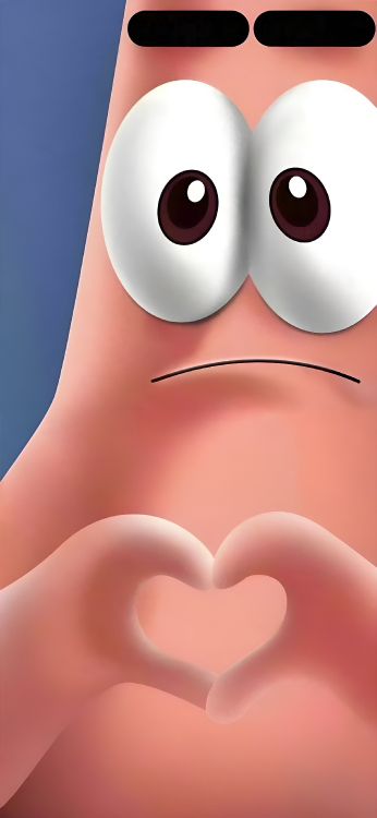 Patrick L'Étoile, IPhone, Île Dynamique, Apple, Nez. Wallpaper in 1890x4096 Resolution