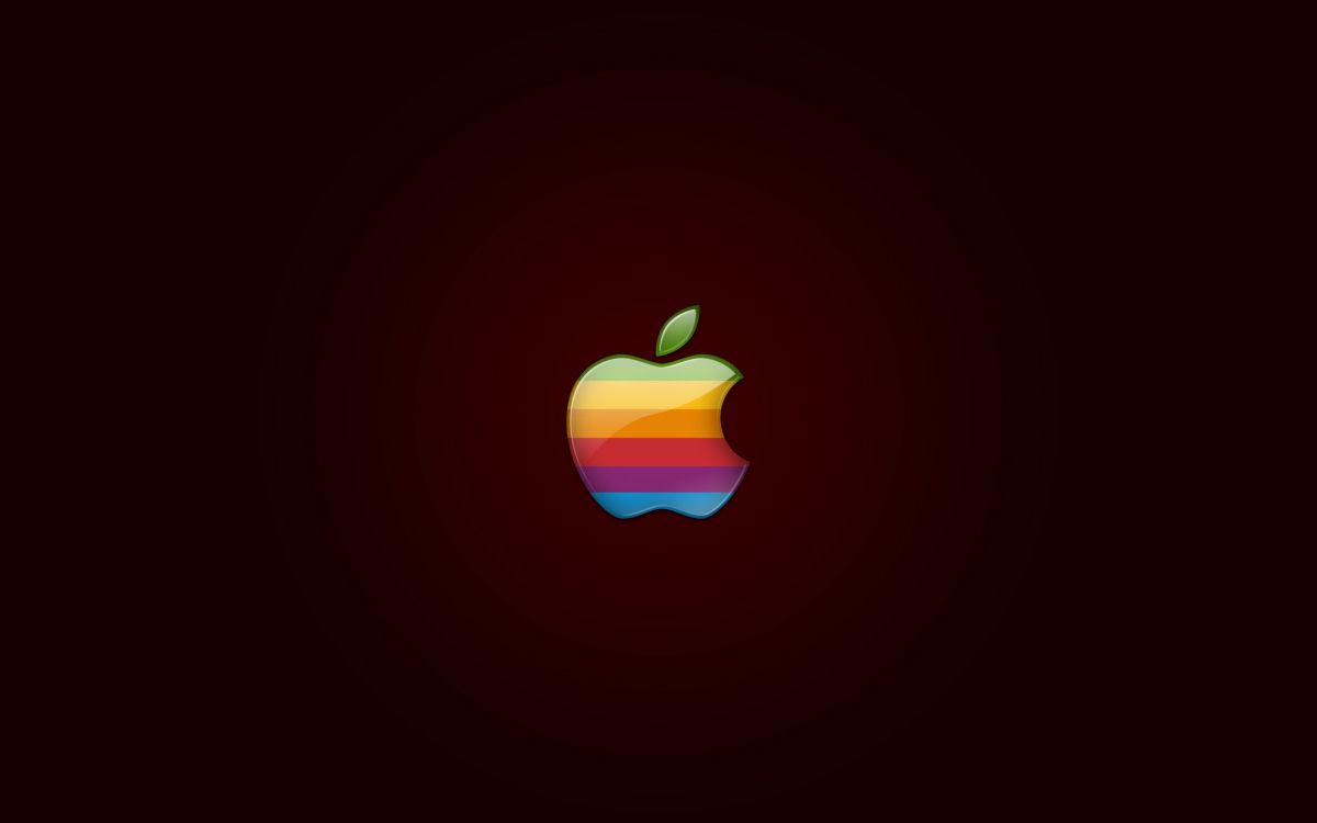 Download Pink Apple Logo Design Wallpaper  GetWallsio