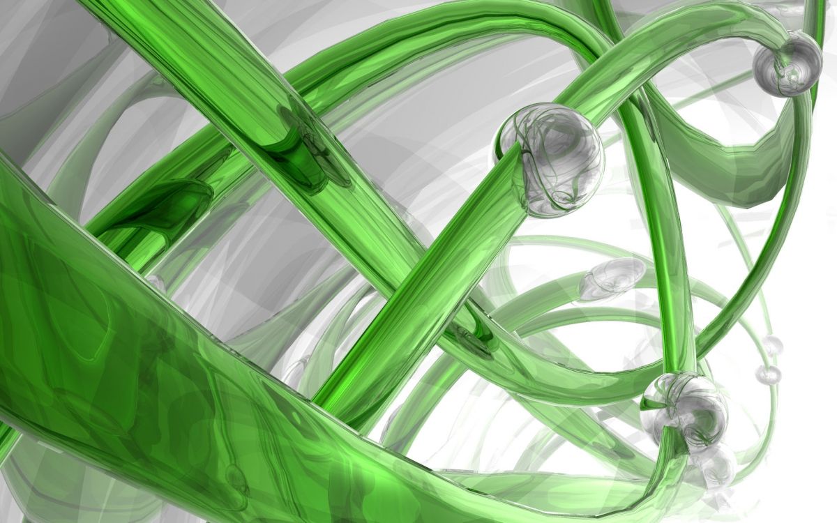 Green and White Abstract Painting. Wallpaper in 1920x1200 Resolution