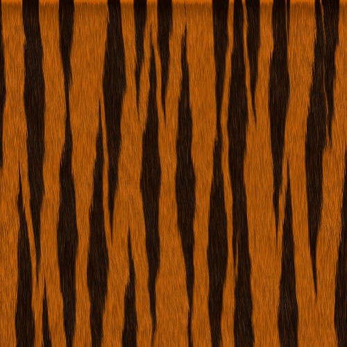 Image orange and black striped textile