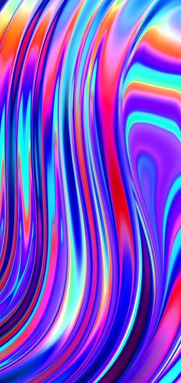 Arte Fractal, Azul, Morado, Azure, Arte. Wallpaper in 2176x4596 Resolution