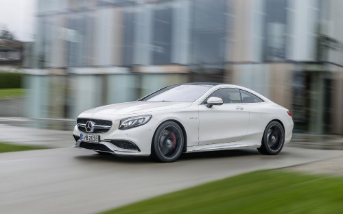 Image white mercedes benz coupe on road during daytime