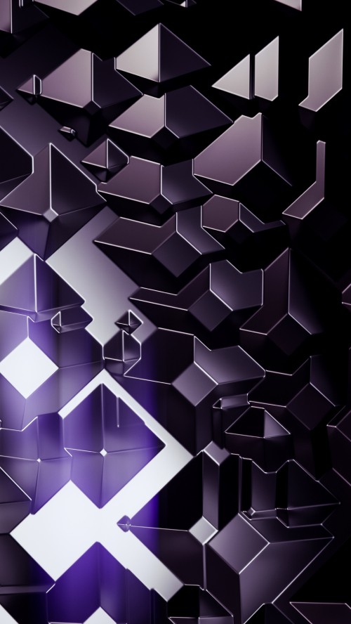 Image pattern, design, graphics, purple, black