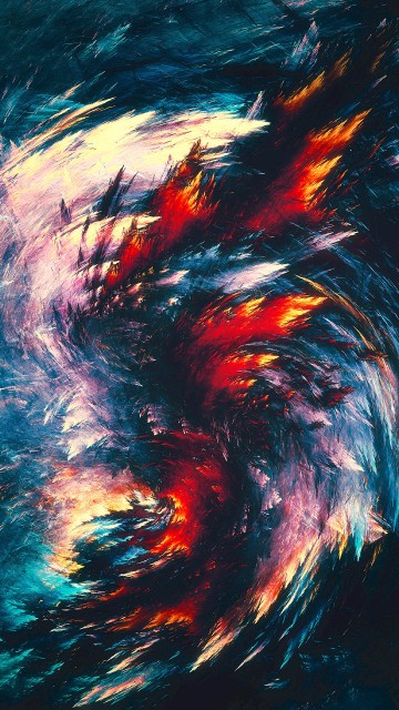 Image black white and red textile