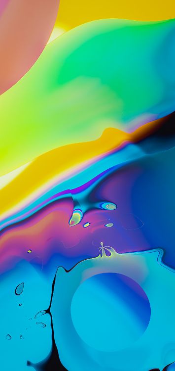 色彩, 液体, Azure, 流体, 水上 壁纸 1422x3000 允许