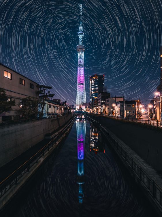 time lapse photography of city lights during night time