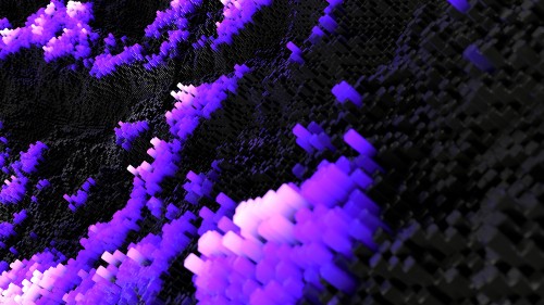 Image purple and black knit textile