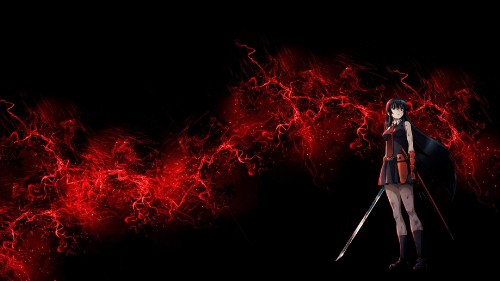 Image Akame ga Kill, akame, anime, event, electric blue