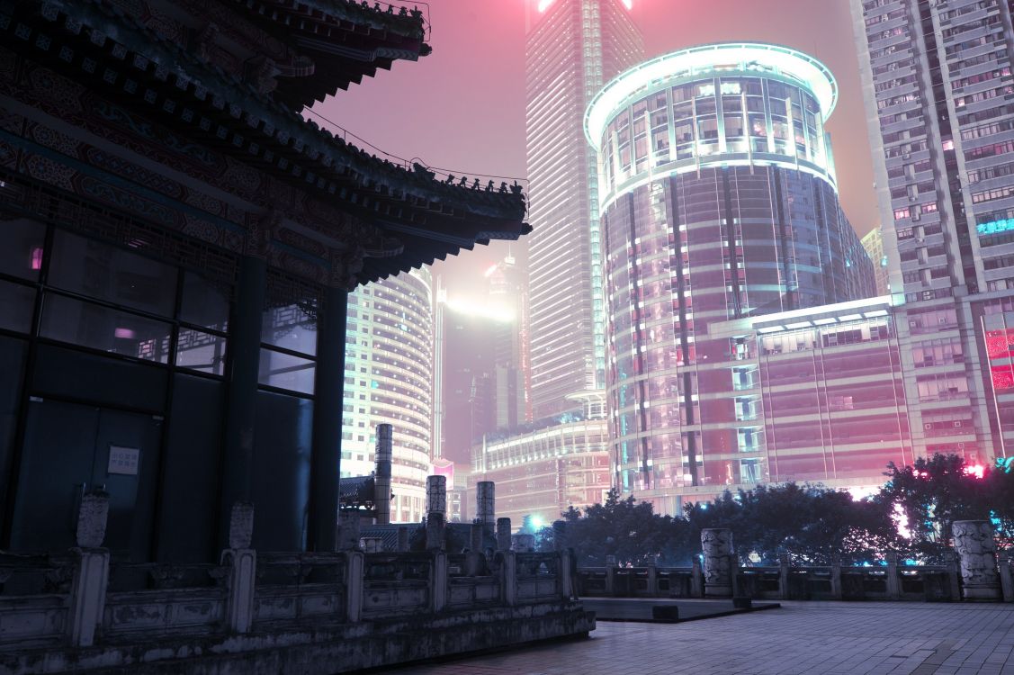 城市, 大都会, 里程碑, 塔块, 中国 壁纸 3000x1996 允许