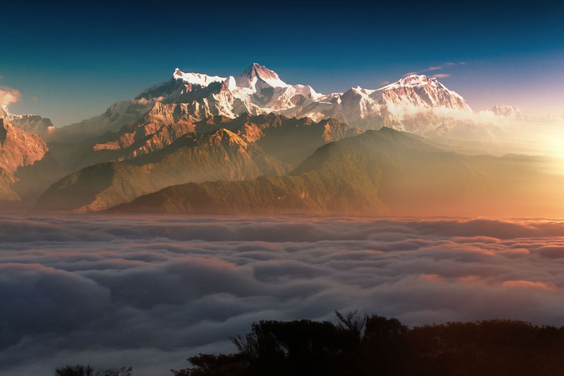 Himmel, Besuchen Sie Nepal 2020, Natur, Everest-Basislager, Bergkette. Wallpaper in 7087x4724 Resolution