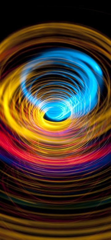 Image red blue and yellow light