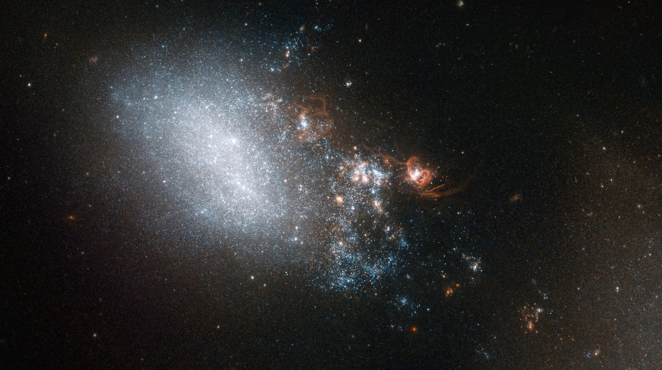Schwarz-Weiß-Galaxie-Abbildung. Wallpaper in 3512x1965 Resolution