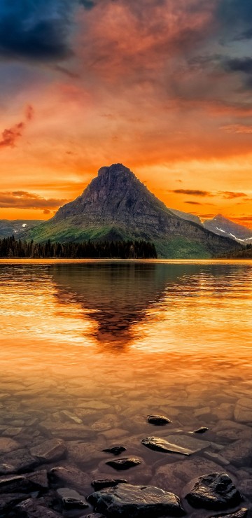 Image glacier national park, Two Medicine Lake, avalanche lake, reynolds mountain, Lake McDonald