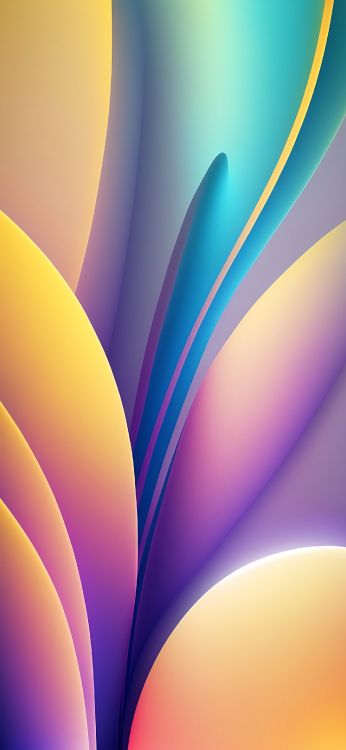 de Cerca, Arte Fractal, Luz, Azure, Morado. Wallpaper in 1440x3120 Resolution