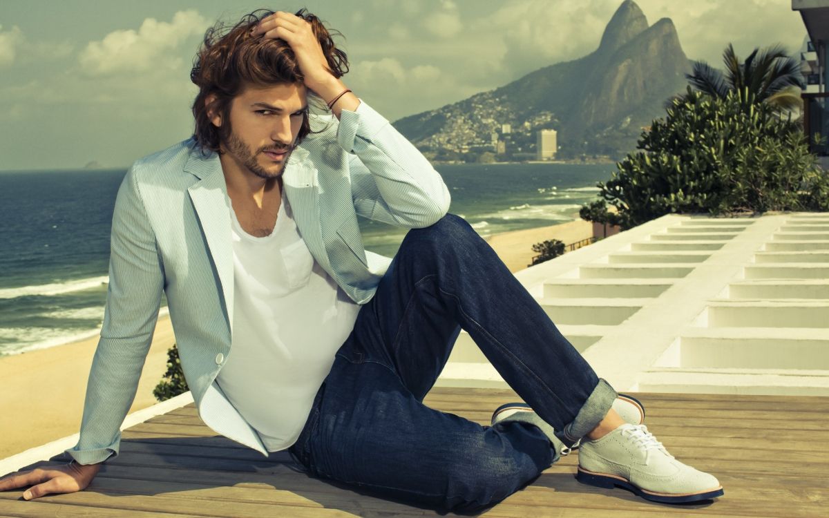 Ashton Kutcher, Modelo, la Celebridad, Actor, Sesión. Wallpaper in 2560x1600 Resolution