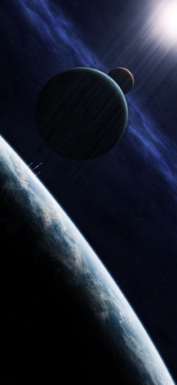 气氛, 这个星球, 宇宙, 车灯, 汽车轮胎 壁纸 1080x2340 允许