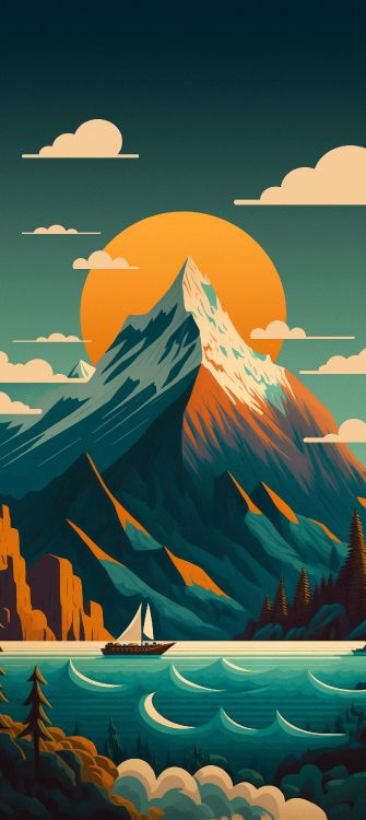 Sommet, Créateur de Widgets Personnalisés Kwgt, Par Exemple, Lanceur Nova Prime, Apple. Wallpaper in 1520x3400 Resolution