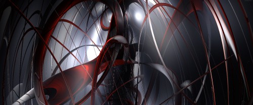 Image black and red abstract art