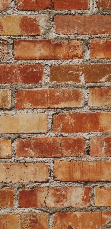 Image brown and white brick wall