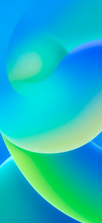Azure, Aqua, Arte, Patrón, Circulo. Wallpaper in 1170x2532 Resolution