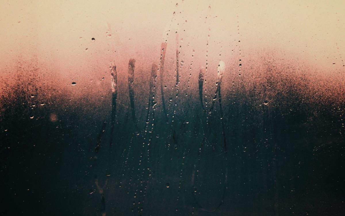 Gotas de Agua en la Ventana de Vidrio. Wallpaper in 2560x1600 Resolution