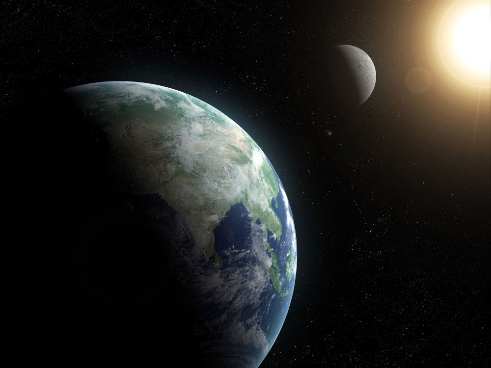 Planète Terre Bleue et Blanche. Wallpaper in 2000x1500 Resolution