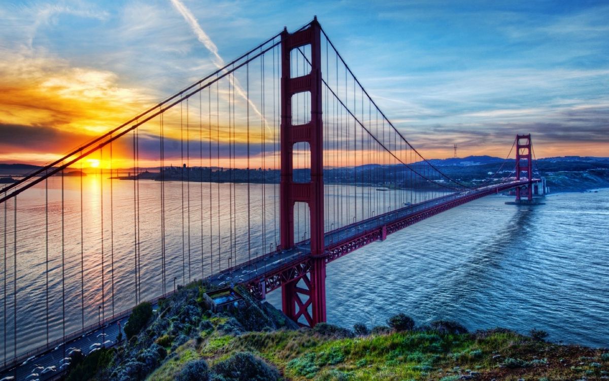 Golden Gate Bridge San Francisco Kalifornien. Wallpaper in 3840x2400 Resolution
