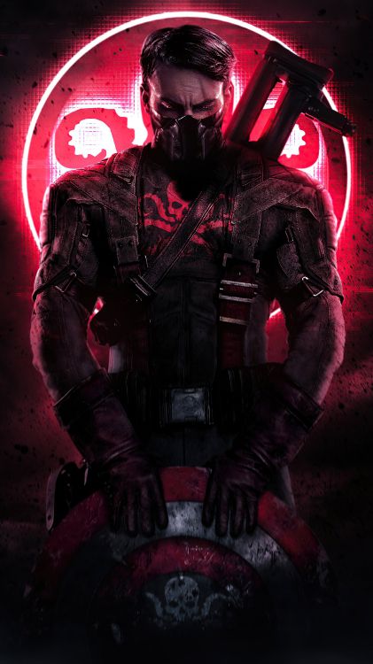 Capitaine Hydre, Avengers Finale, Captain America, Chris Evans, Agent Américain. Wallpaper in 2160x3840 Resolution