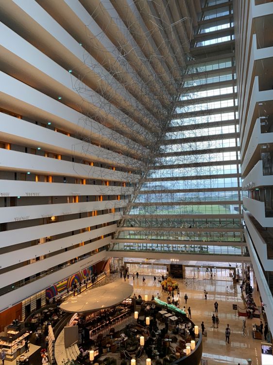 Tower Block, Holz, Architektur, Innenarchitektur, Blau. Wallpaper in 1536x2048 Resolution