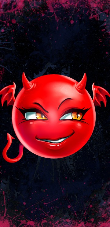 Image Emoji, skull emoji, smiley, apple color emoji, red