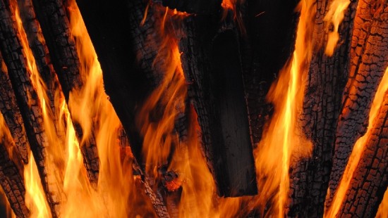 Image time lapse photography of fire