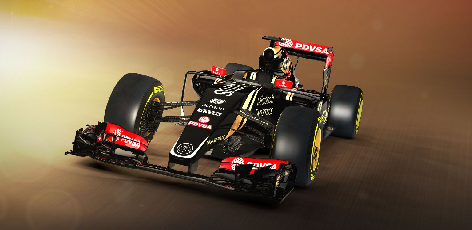 Black and Red f 1 Race Car. Wallpaper in 5052x2467 Resolution