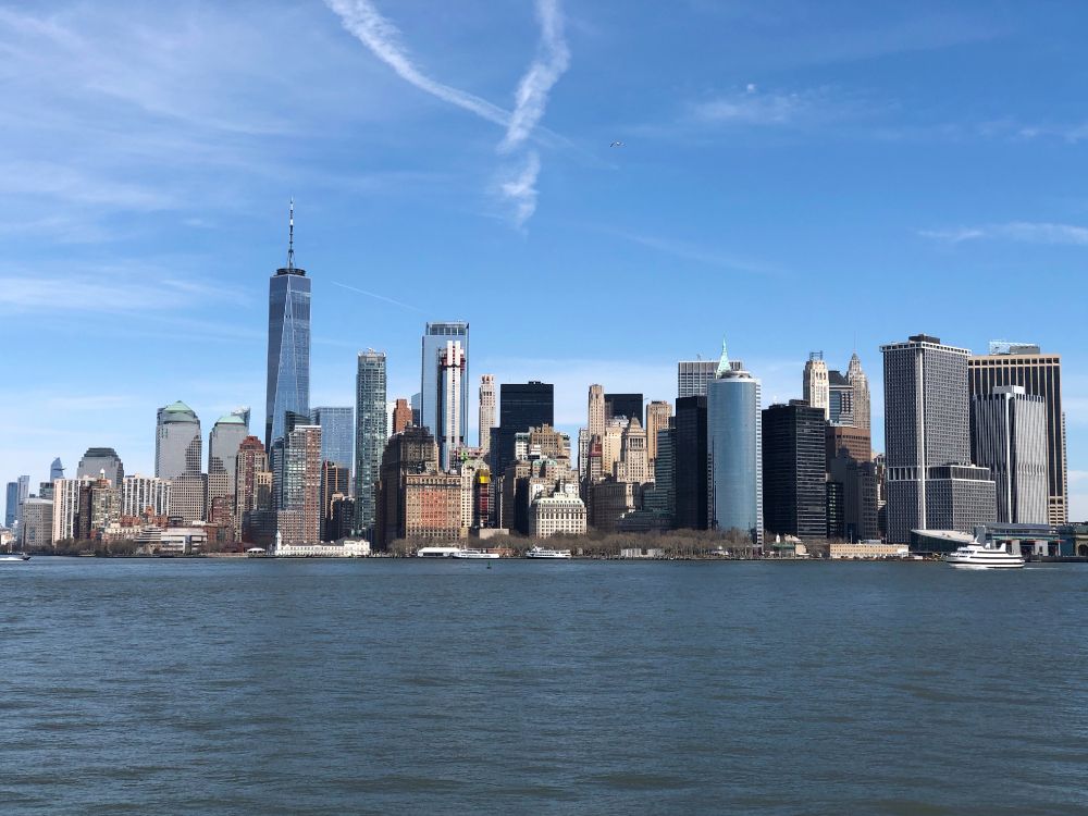la Ville de New York, New York, Gratte-ciel, Ferry de Staten Island, Eau. Wallpaper in 4032x3021 Resolution